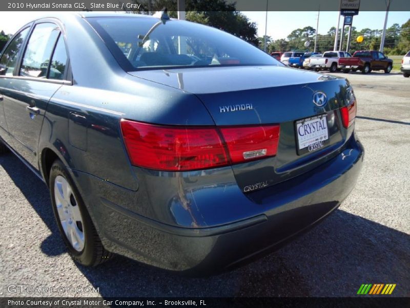 Slate Blue / Gray 2010 Hyundai Sonata GLS