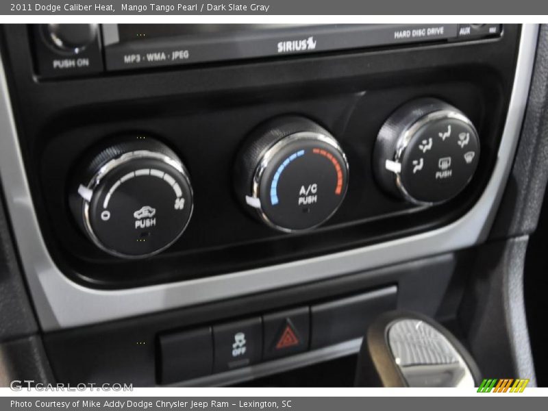 Controls of 2011 Caliber Heat