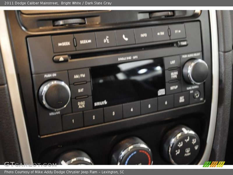 Bright White / Dark Slate Gray 2011 Dodge Caliber Mainstreet