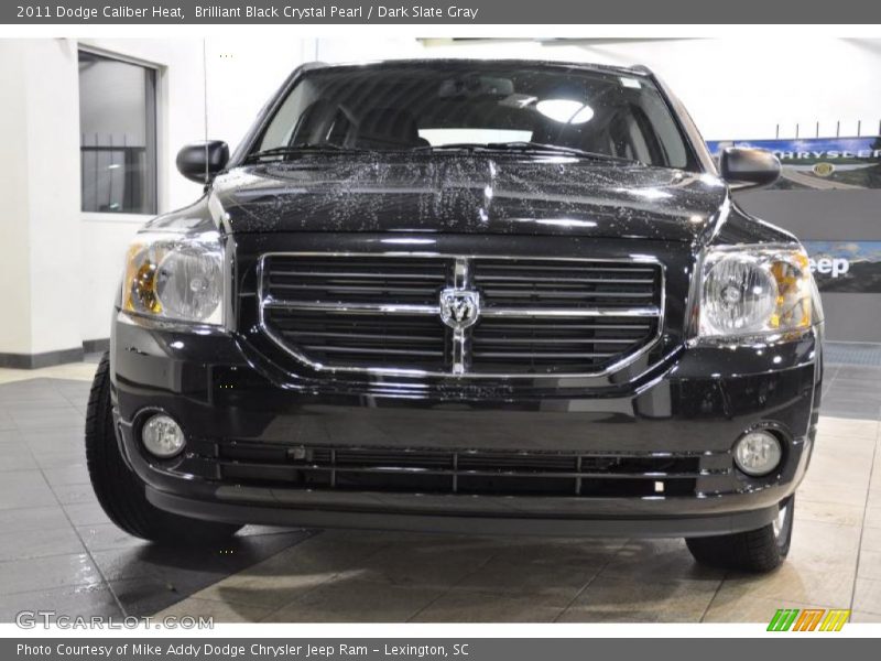 Brilliant Black Crystal Pearl / Dark Slate Gray 2011 Dodge Caliber Heat