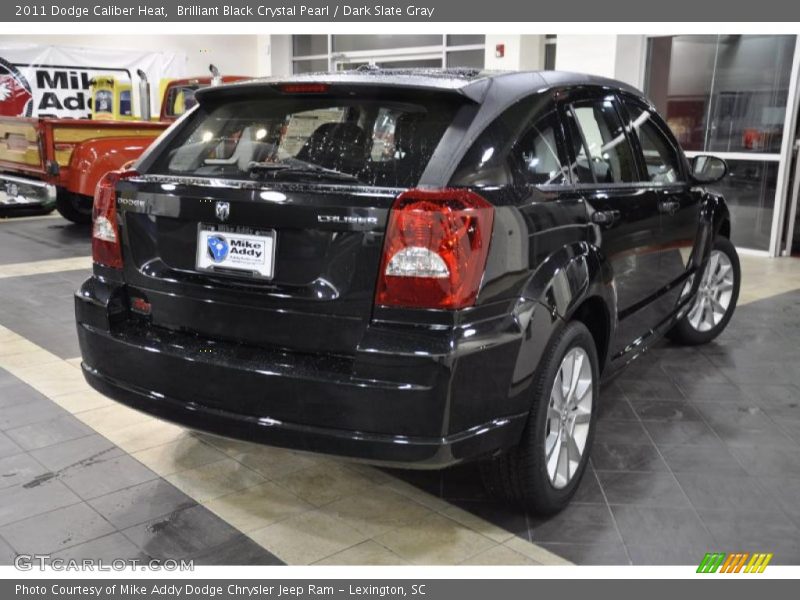 Brilliant Black Crystal Pearl / Dark Slate Gray 2011 Dodge Caliber Heat