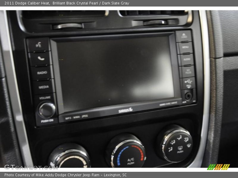 Brilliant Black Crystal Pearl / Dark Slate Gray 2011 Dodge Caliber Heat