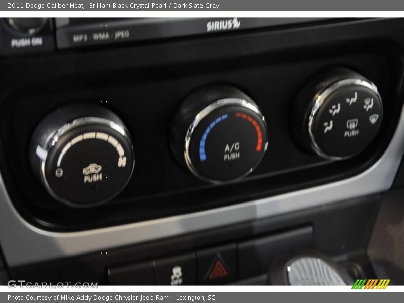 Brilliant Black Crystal Pearl / Dark Slate Gray 2011 Dodge Caliber Heat