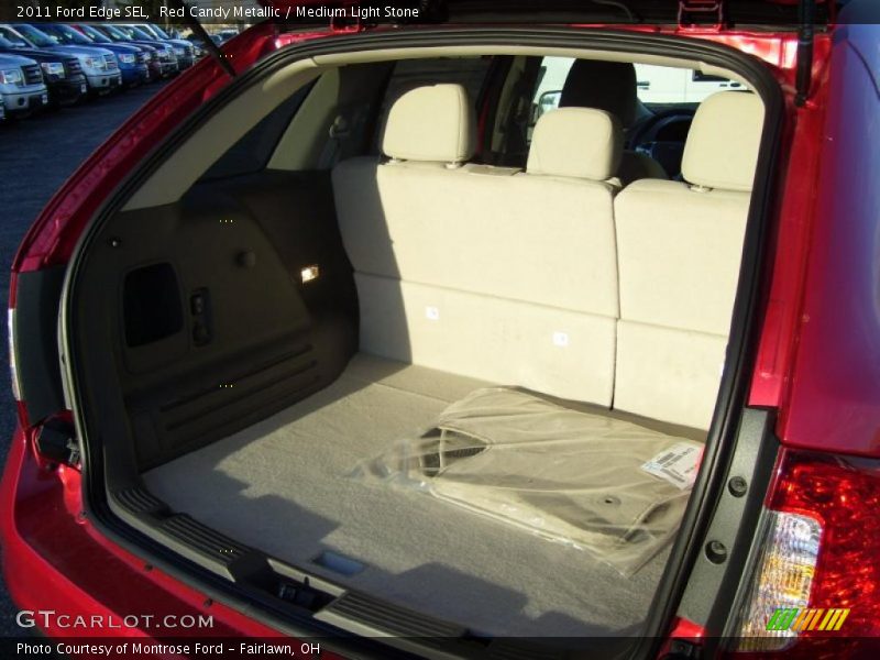 Red Candy Metallic / Medium Light Stone 2011 Ford Edge SEL