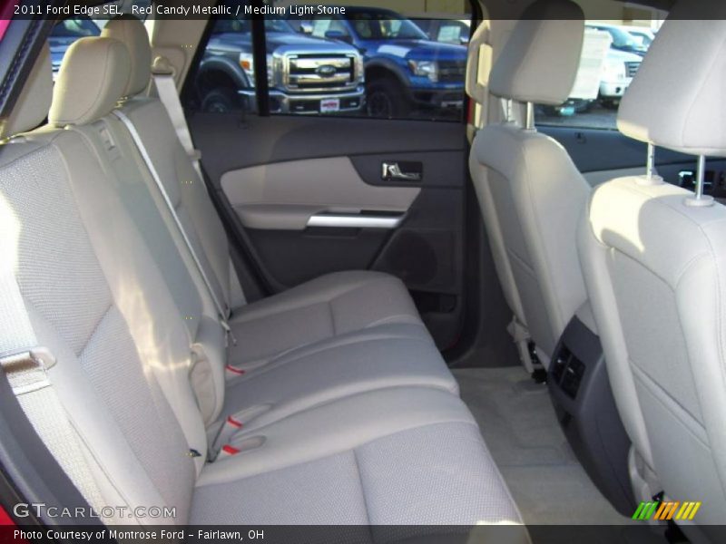 Red Candy Metallic / Medium Light Stone 2011 Ford Edge SEL