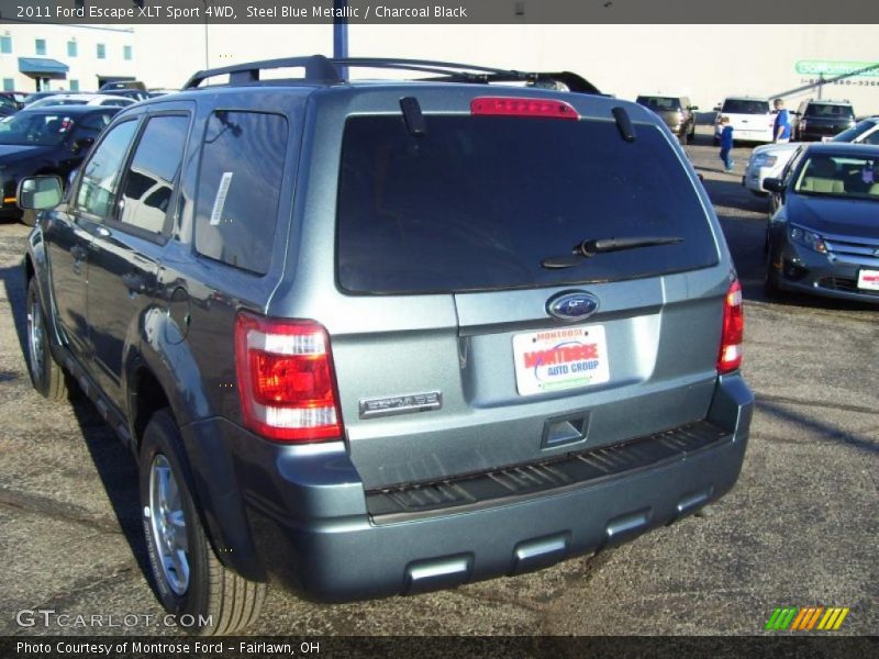 Steel Blue Metallic / Charcoal Black 2011 Ford Escape XLT Sport 4WD