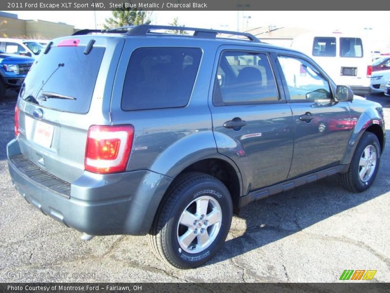 Steel Blue Metallic / Charcoal Black 2011 Ford Escape XLT Sport 4WD