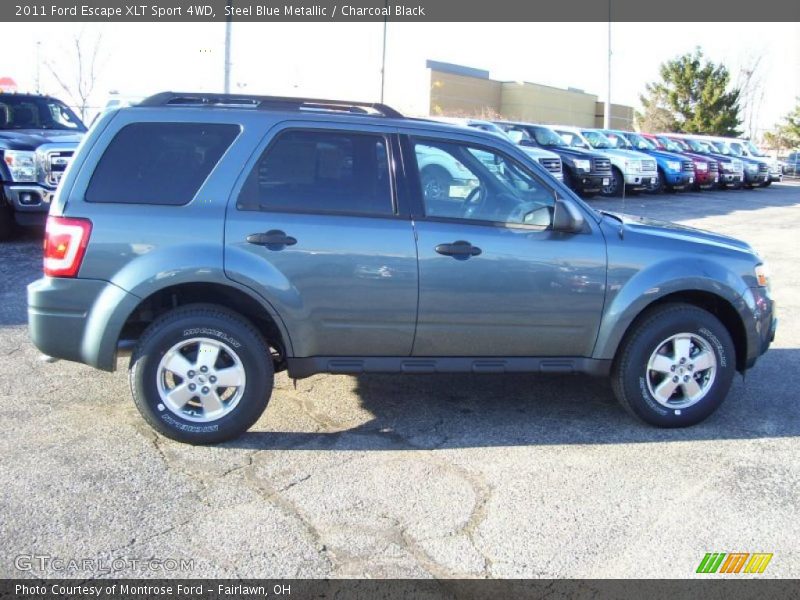 Steel Blue Metallic / Charcoal Black 2011 Ford Escape XLT Sport 4WD