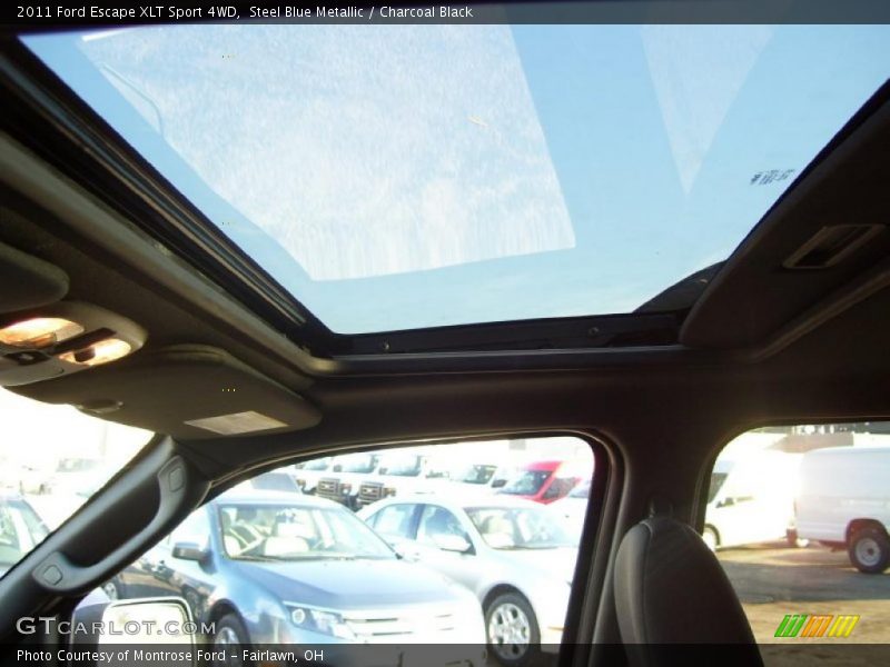 Steel Blue Metallic / Charcoal Black 2011 Ford Escape XLT Sport 4WD