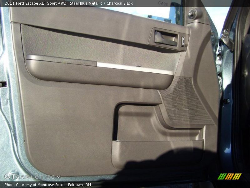 Steel Blue Metallic / Charcoal Black 2011 Ford Escape XLT Sport 4WD