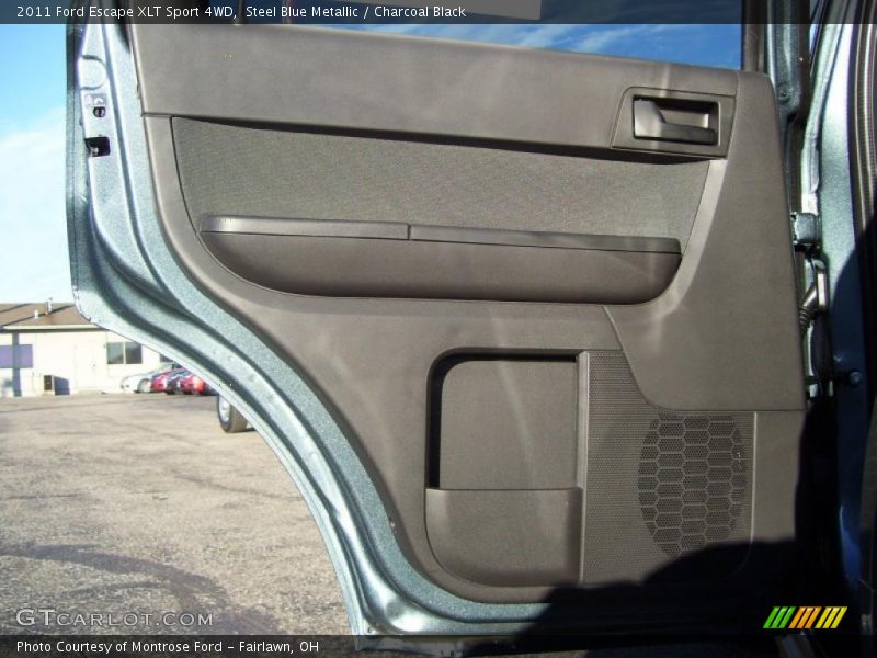 Steel Blue Metallic / Charcoal Black 2011 Ford Escape XLT Sport 4WD