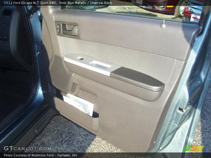 Steel Blue Metallic / Charcoal Black 2011 Ford Escape XLT Sport 4WD