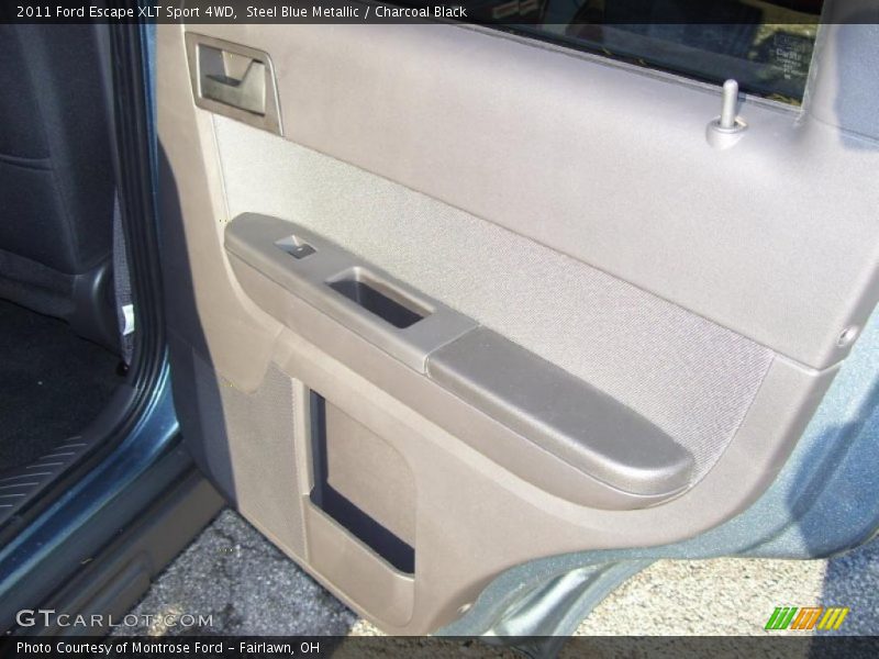 Steel Blue Metallic / Charcoal Black 2011 Ford Escape XLT Sport 4WD