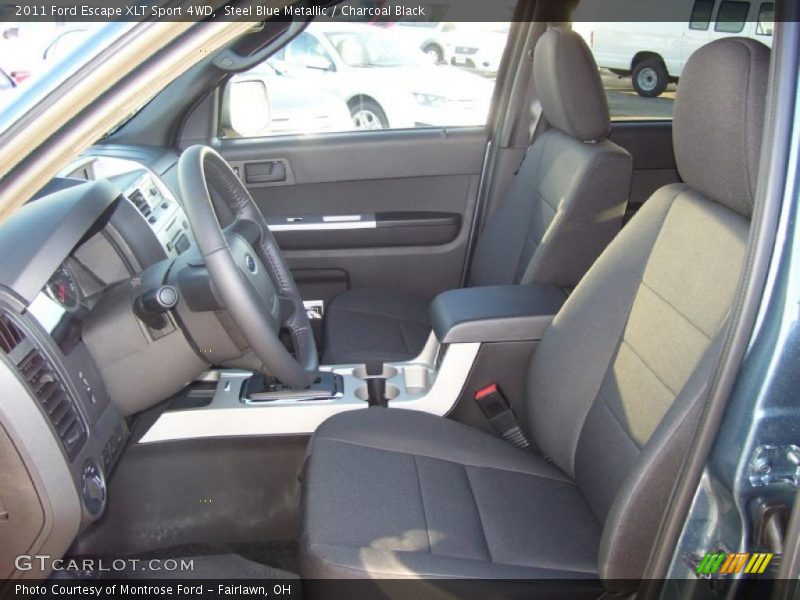 Steel Blue Metallic / Charcoal Black 2011 Ford Escape XLT Sport 4WD
