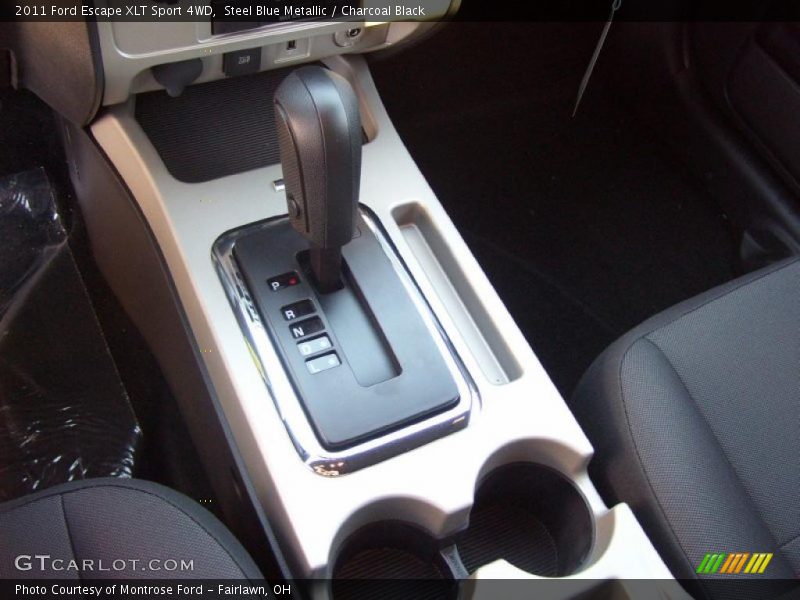 Steel Blue Metallic / Charcoal Black 2011 Ford Escape XLT Sport 4WD