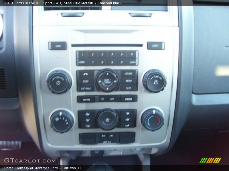 Steel Blue Metallic / Charcoal Black 2011 Ford Escape XLT Sport 4WD