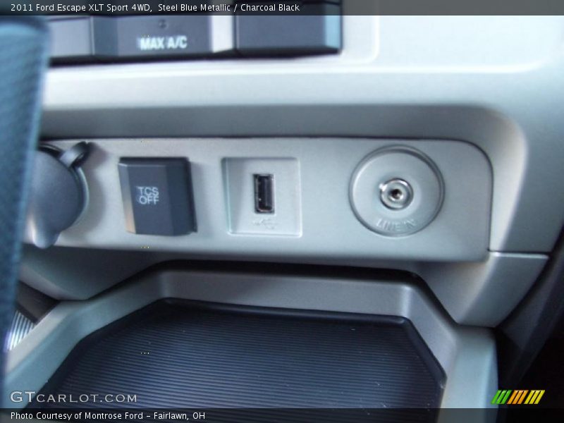 Steel Blue Metallic / Charcoal Black 2011 Ford Escape XLT Sport 4WD