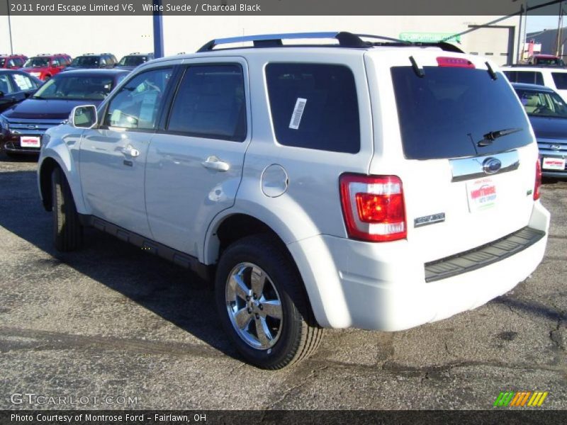 White Suede / Charcoal Black 2011 Ford Escape Limited V6