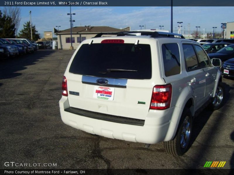 White Suede / Charcoal Black 2011 Ford Escape Limited V6