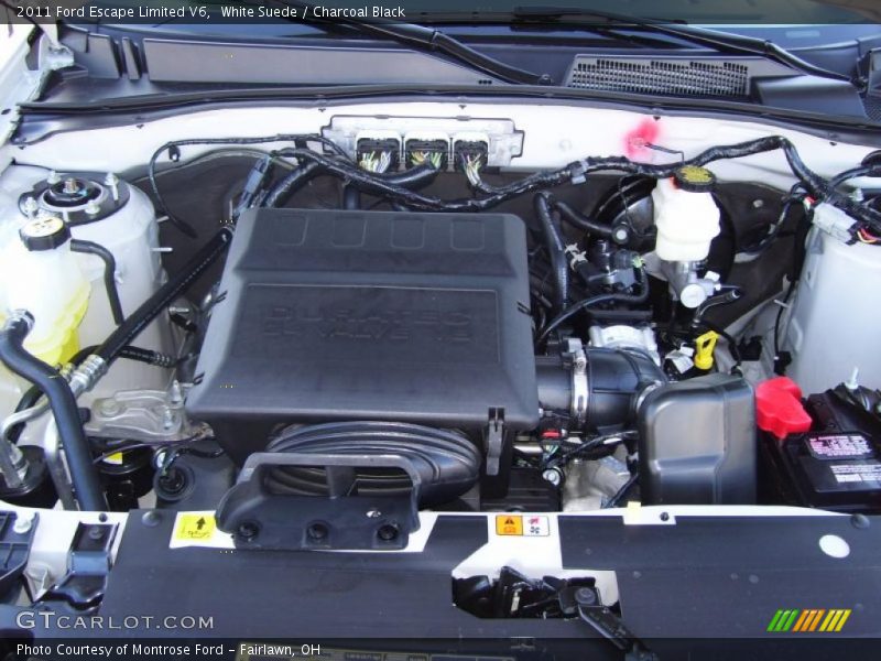 White Suede / Charcoal Black 2011 Ford Escape Limited V6
