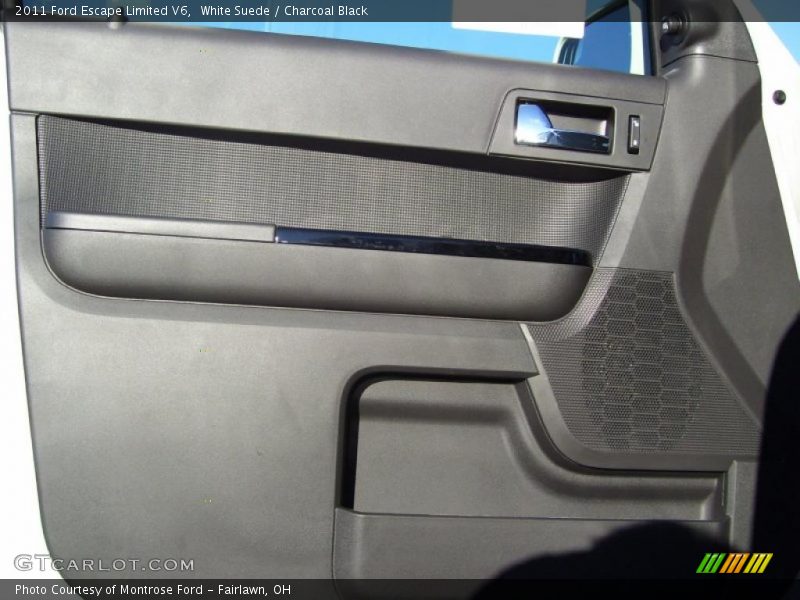 White Suede / Charcoal Black 2011 Ford Escape Limited V6