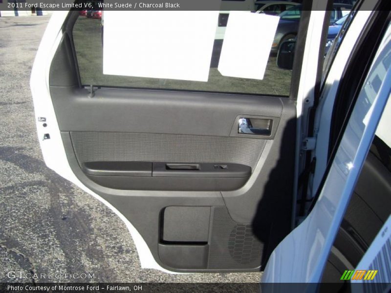 White Suede / Charcoal Black 2011 Ford Escape Limited V6