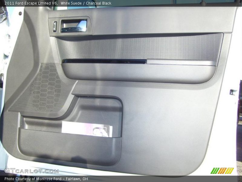 White Suede / Charcoal Black 2011 Ford Escape Limited V6