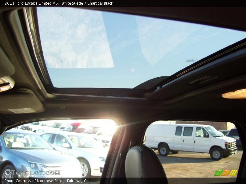 White Suede / Charcoal Black 2011 Ford Escape Limited V6