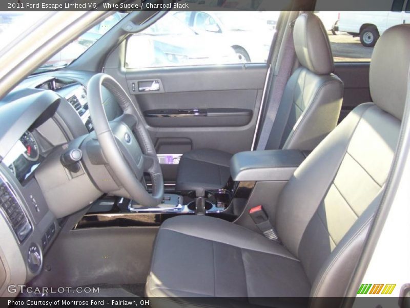 White Suede / Charcoal Black 2011 Ford Escape Limited V6