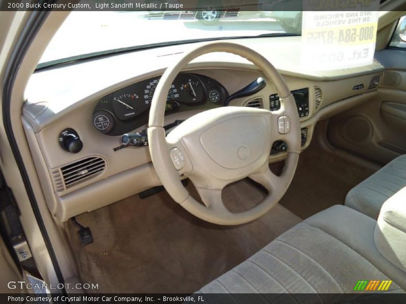 Light Sandrift Metallic / Taupe 2000 Buick Century Custom