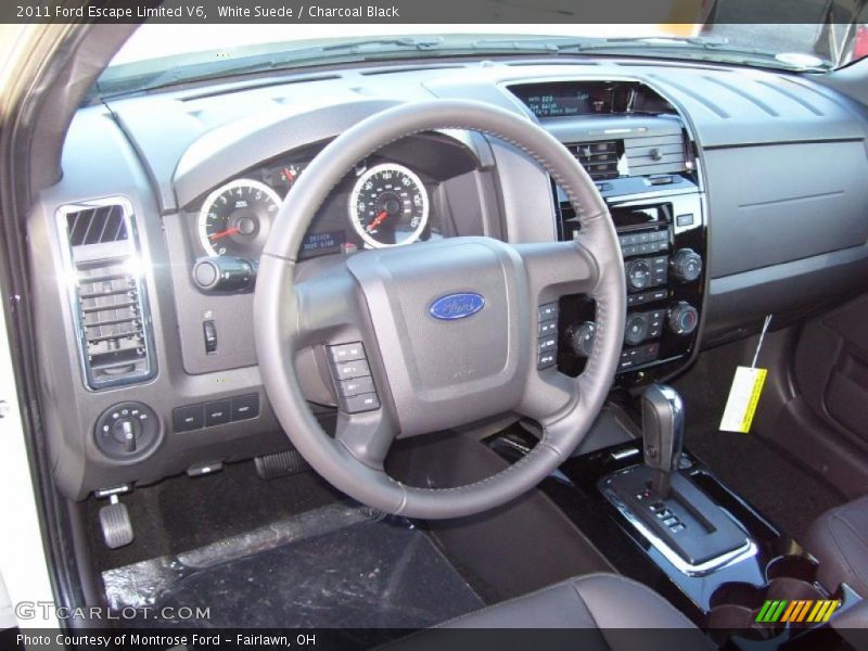White Suede / Charcoal Black 2011 Ford Escape Limited V6