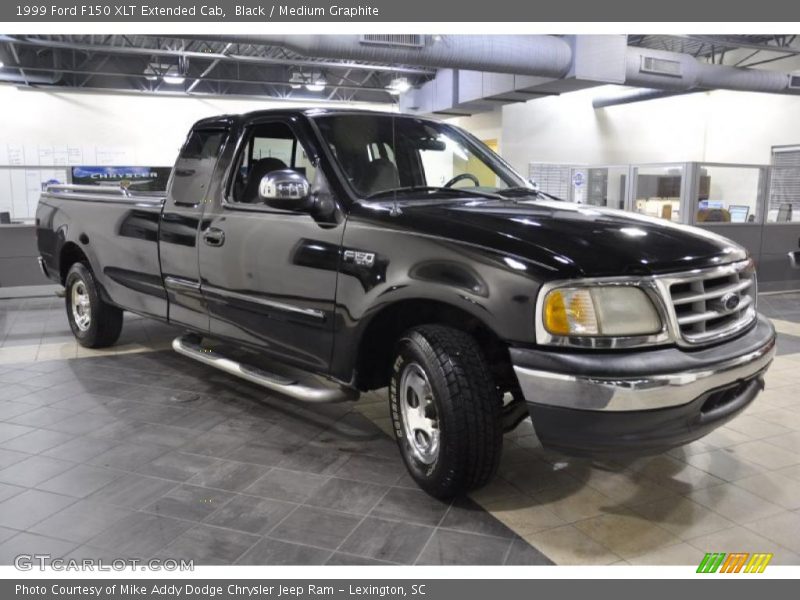 Black / Medium Graphite 1999 Ford F150 XLT Extended Cab