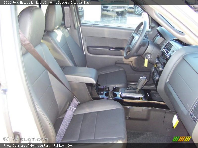 White Suede / Charcoal Black 2011 Ford Escape Limited V6