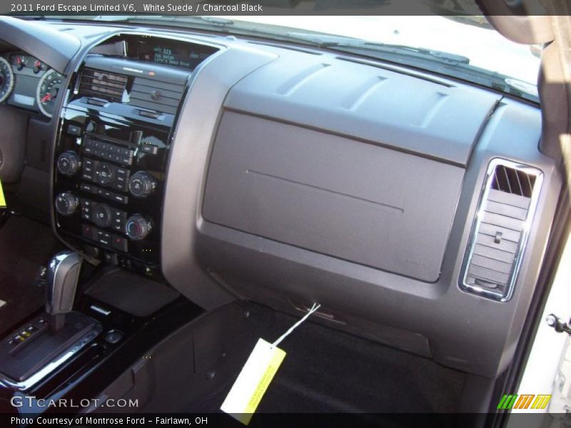 White Suede / Charcoal Black 2011 Ford Escape Limited V6