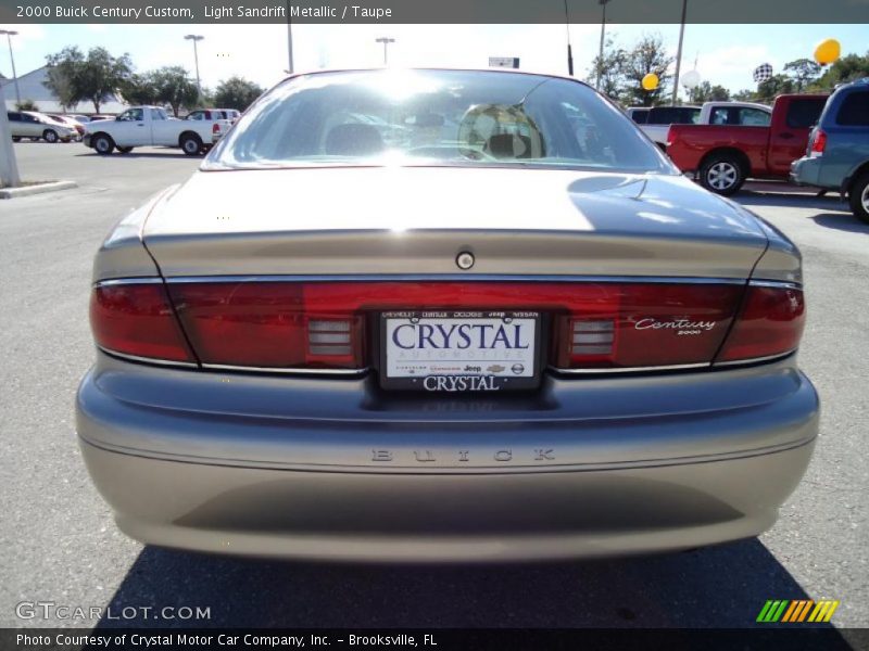 Light Sandrift Metallic / Taupe 2000 Buick Century Custom