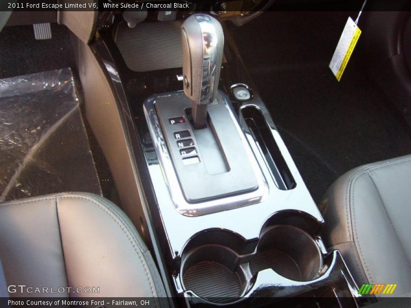 White Suede / Charcoal Black 2011 Ford Escape Limited V6