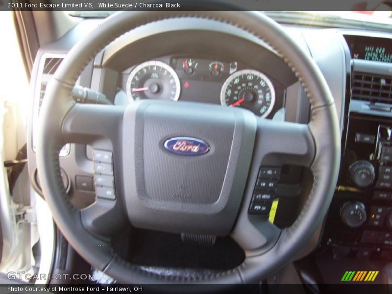 White Suede / Charcoal Black 2011 Ford Escape Limited V6