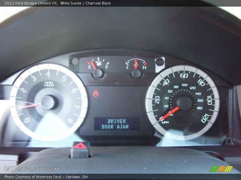 White Suede / Charcoal Black 2011 Ford Escape Limited V6