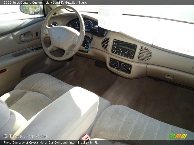 Light Sandrift Metallic / Taupe 2000 Buick Century Custom