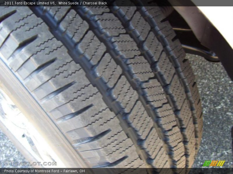 White Suede / Charcoal Black 2011 Ford Escape Limited V6