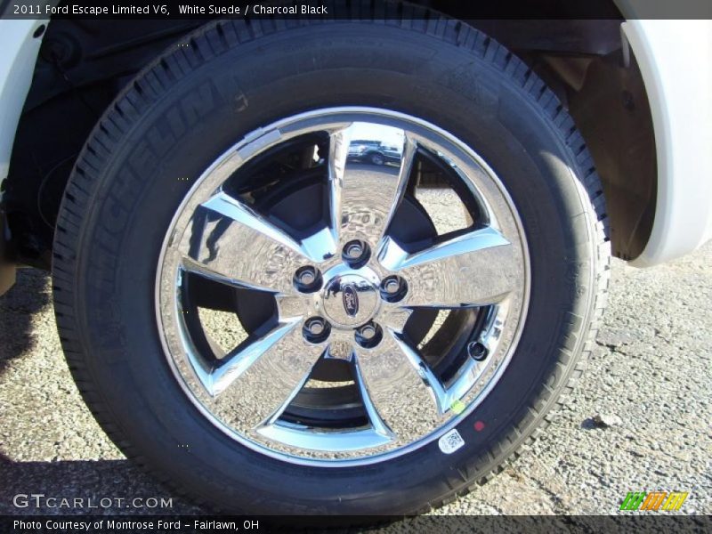 White Suede / Charcoal Black 2011 Ford Escape Limited V6