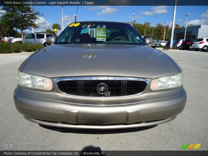 Light Sandrift Metallic / Taupe 2000 Buick Century Custom