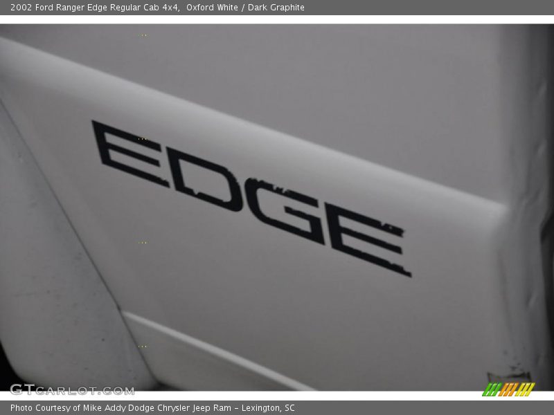  2002 Ranger Edge Regular Cab 4x4 Logo