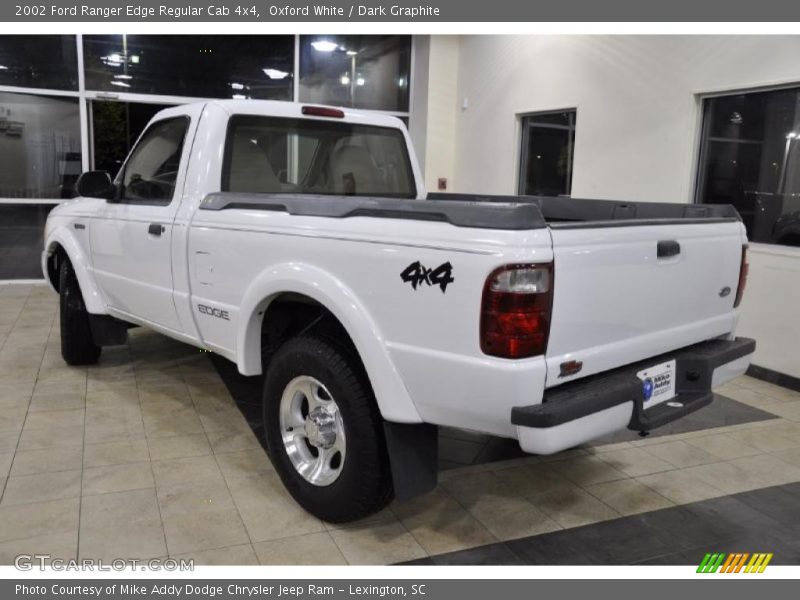 Oxford White / Dark Graphite 2002 Ford Ranger Edge Regular Cab 4x4