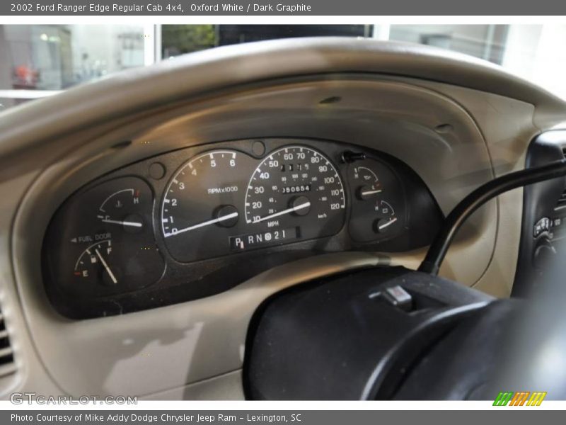  2002 Ranger Edge Regular Cab 4x4 Edge Regular Cab 4x4 Gauges