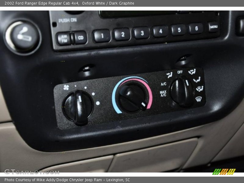Controls of 2002 Ranger Edge Regular Cab 4x4