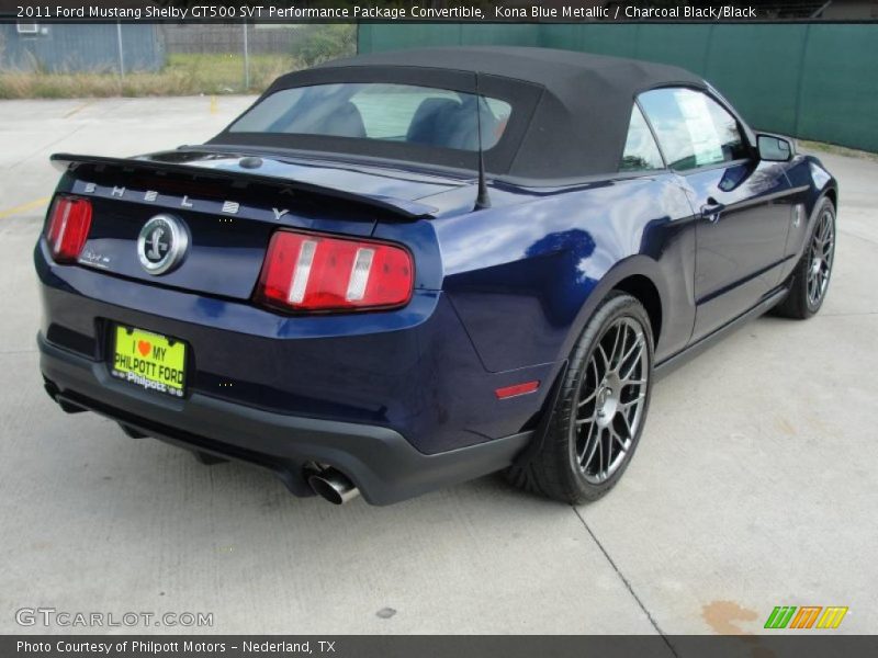  2011 Mustang Shelby GT500 SVT Performance Package Convertible Kona Blue Metallic