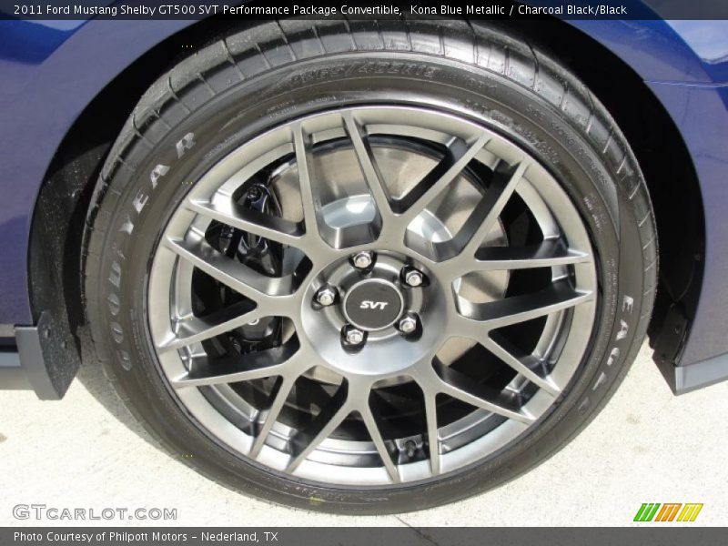  2011 Mustang Shelby GT500 SVT Performance Package Convertible Wheel