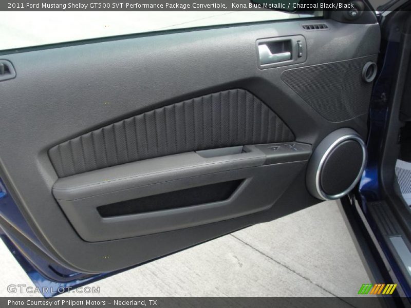 Door Panel of 2011 Mustang Shelby GT500 SVT Performance Package Convertible