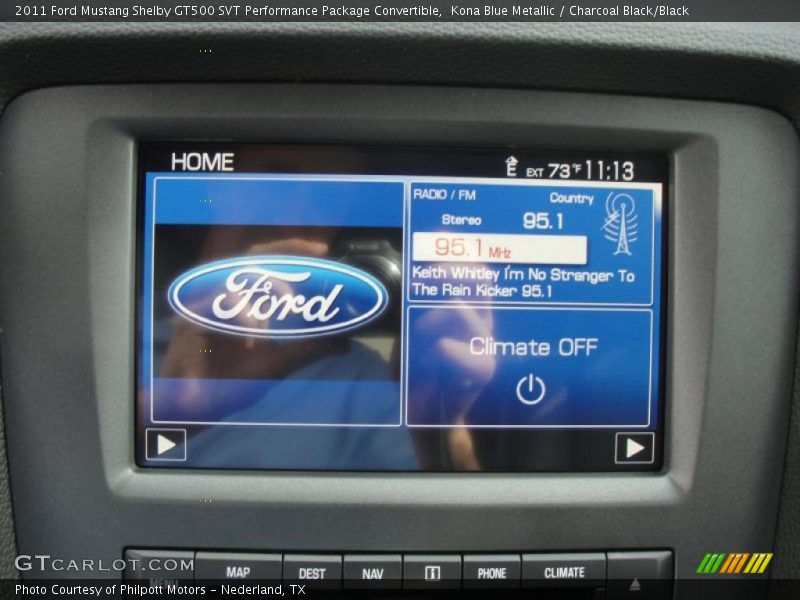Navigation of 2011 Mustang Shelby GT500 SVT Performance Package Convertible